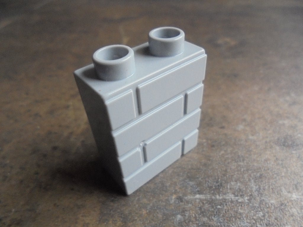 Lego Duplo Brick 1x2x2 with Masonry Profile (zie foto's) 2, Kinderen en Baby's, Ophalen of Verzenden, Gebruikt, Losse stenen, Duplo