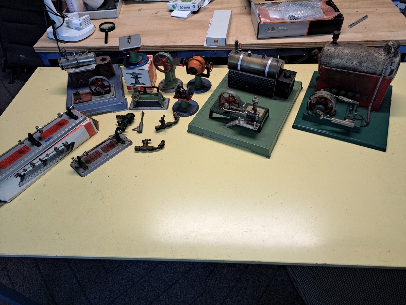 Stoommachines en werktuigen - complete set, Ophalen of Verzenden, Gebruikt
