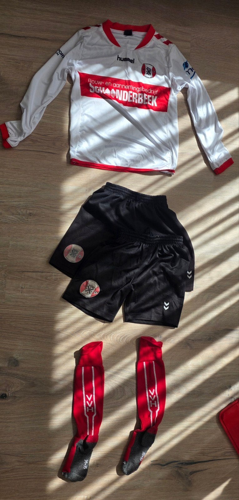 VV Hoogland Wedstrijdkleding, Ophalen, Gebruikt, Hummel, Jongen of Meisje