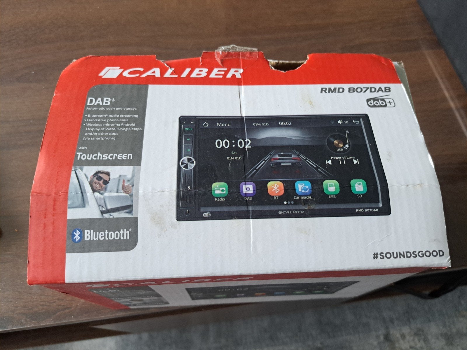 caliber RMD807 DAB+ radio, Ophalen of Verzenden, Zo goed als nieuw