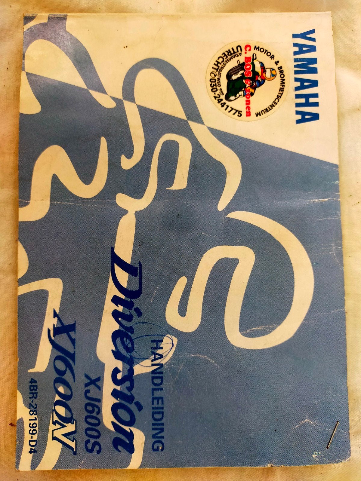 Yamaha XJ600S/XJ600N Diversion Handleiding (1997), Ophalen of Verzenden