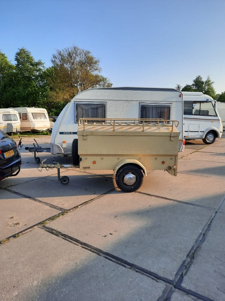 Dichte Saris bagagewagen, Auto diversen, Aanhangers en Bagagewagens, Ophalen, Gebruikt