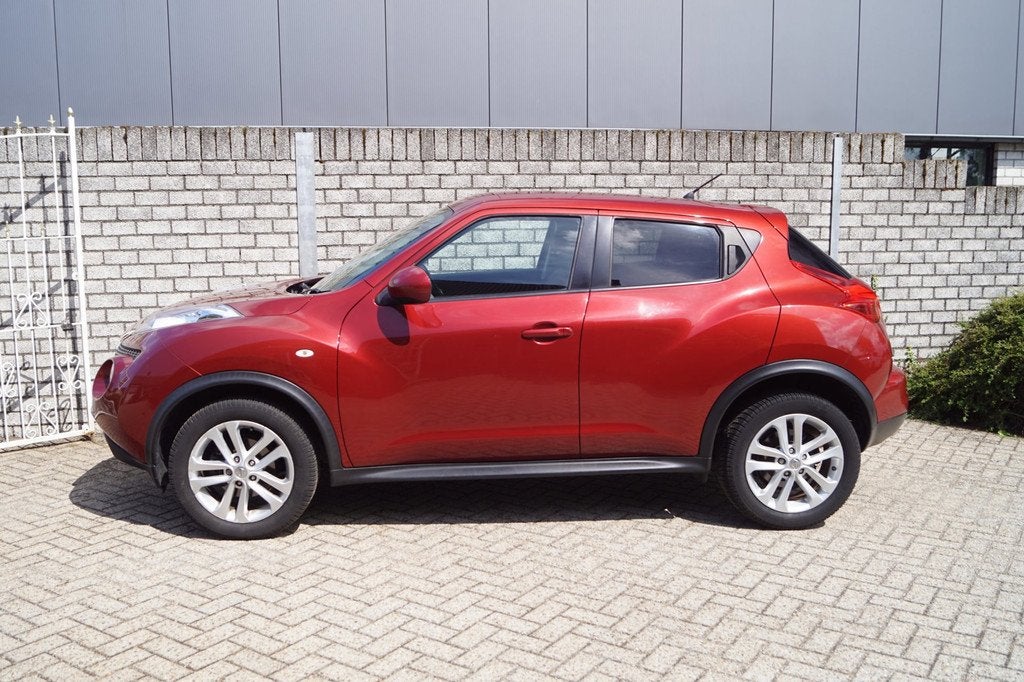 Nissan Juke 1.6 Acenta Sportst Apple Carplay met Navi Clima, Auto's, Nissan, Voorwielaandrijving, Euro 5, Zwart, 4 cilinders