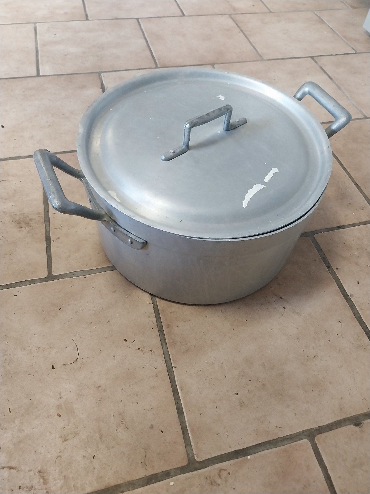 Aluminium grote pan, Ophalen, Gebruikt, Aluminium