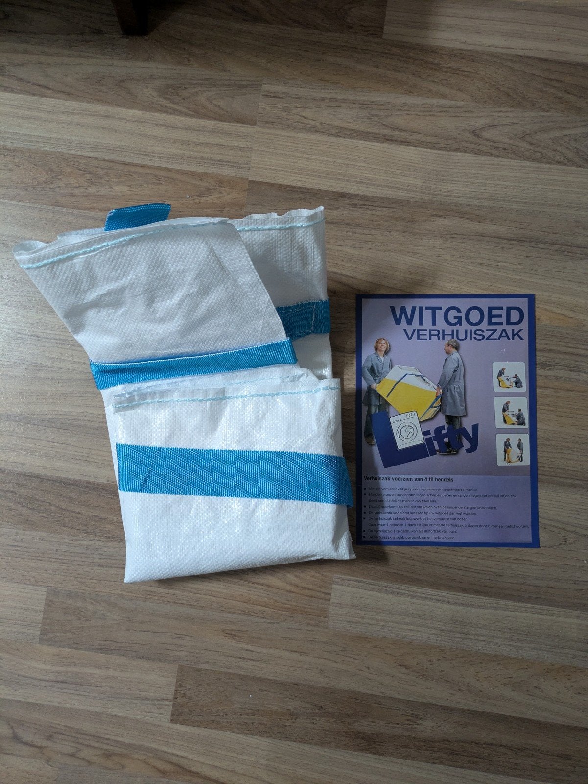 Witgoed verhuiszak, Ophalen, Nieuw