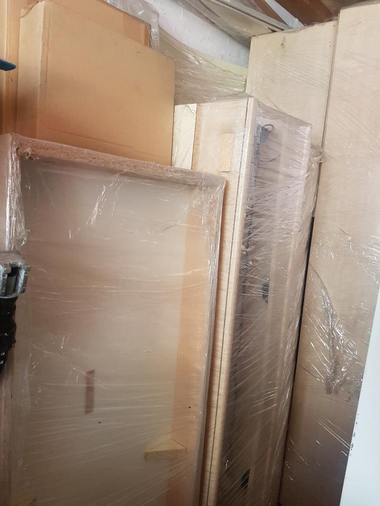 Volledige slaapkamer, tweepersoons en grote kledingkast., Huis en Inrichting, Ophalen, Gebruikt, 200 cm of meer, 150 tot 200 cm