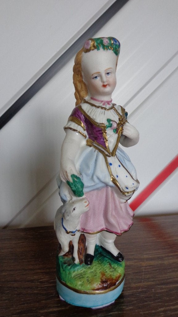 Antiek beeldje Herderinnetje, Ophalen