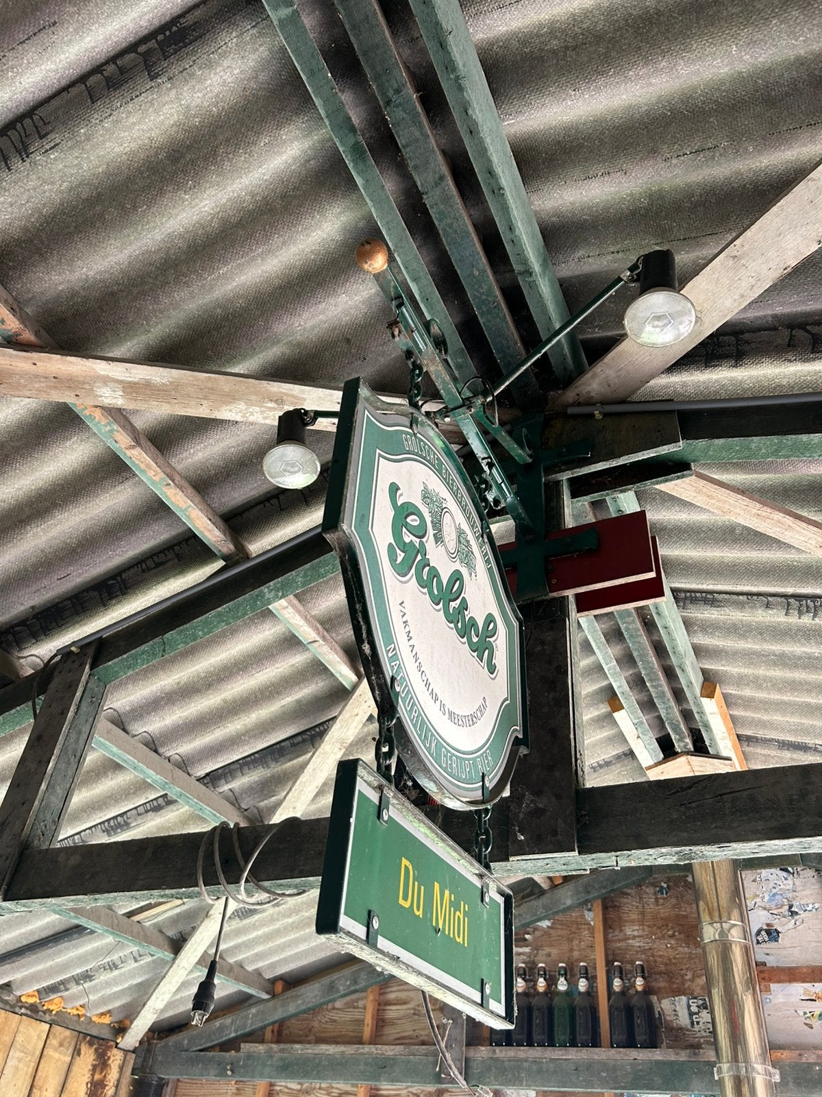 Grolsch uithang bord 2 stuks, Eén persoon