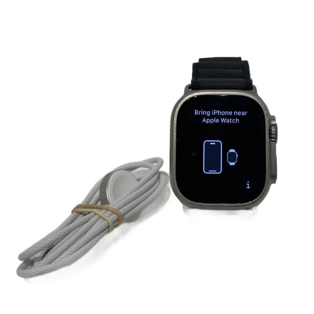 Apple Watch Ultra 3 49MM GPS/Cellular Natural Titanium ZGAN, IOS, Ophalen of Verzenden, Zo goed als nieuw, GPS