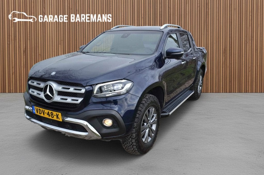 Mercedes-Benz X-Klasse 250 d 4-MATIC Pure (bj 2017), Auto's, Mercedes-Benz, Gebruikt, Blauw, Leder, Bedrijf
