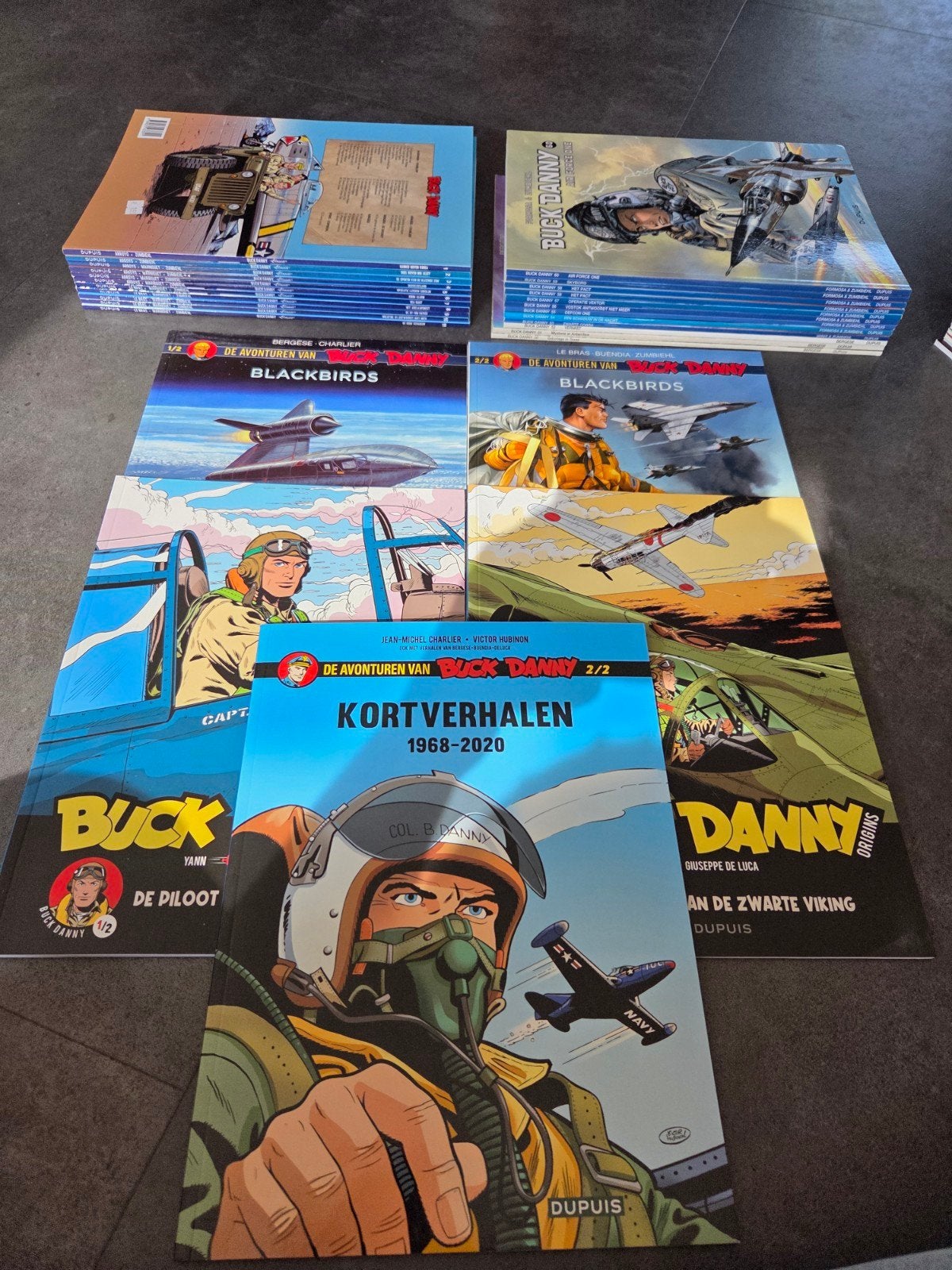 Buck Danny - Deel 50 tm 60 + 11x Classics + 5x speciale uitg, Boeken, Meerdere stripboeken, Ophalen of Verzenden, Gelezen