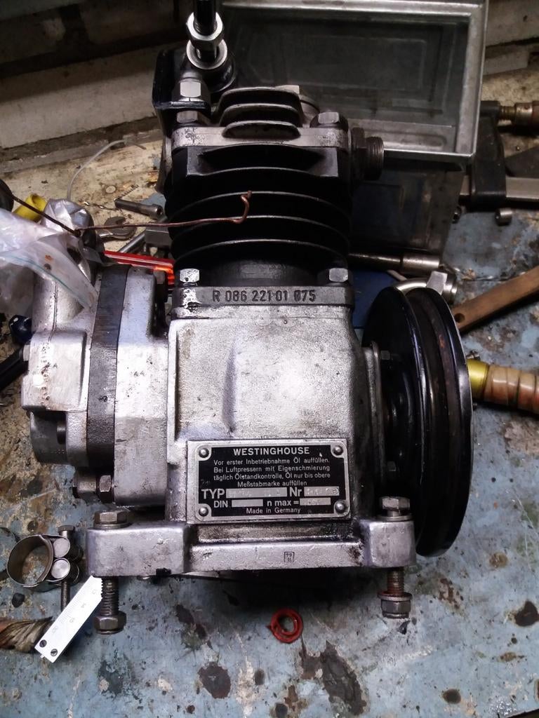 Hydraulic pomp met compressor voor Unimog, Ophalen