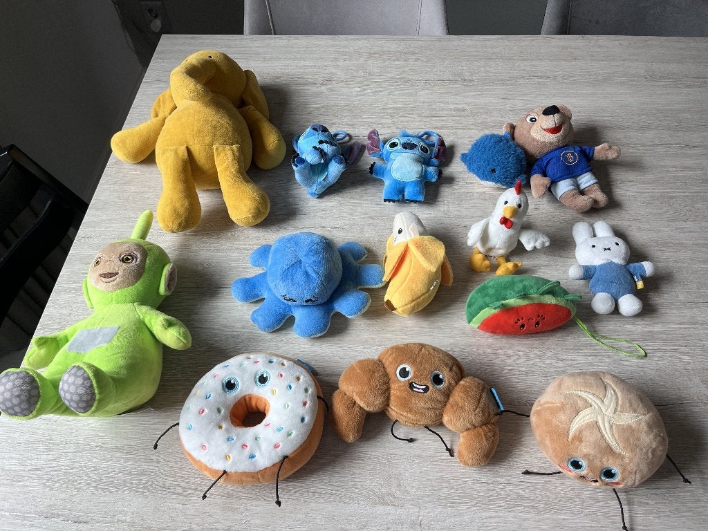 Groot pakket knuffels in nieuwstaat, Ophalen of Verzenden, Zo goed als nieuw, Overige typen, Wasbaar
