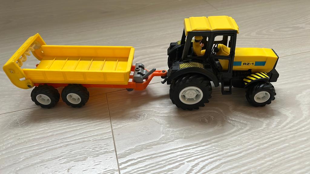 Tractor RZ-1 met aanhanger, Ophalen of Verzenden, Gebruikt
