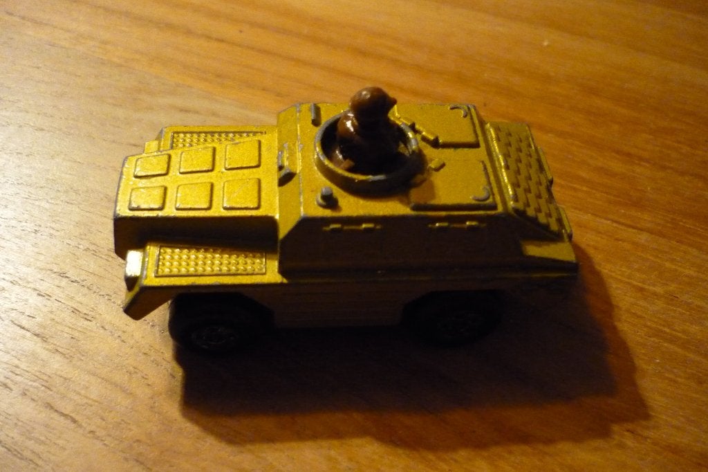 Matchbox no.28 ''STOAT '' 1973, Ophalen, Gebruikt