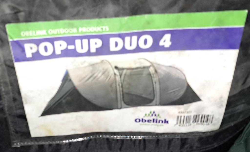 Tent 4 persoons, Ophalen of Verzenden, Gebruikt, Tot en met 4