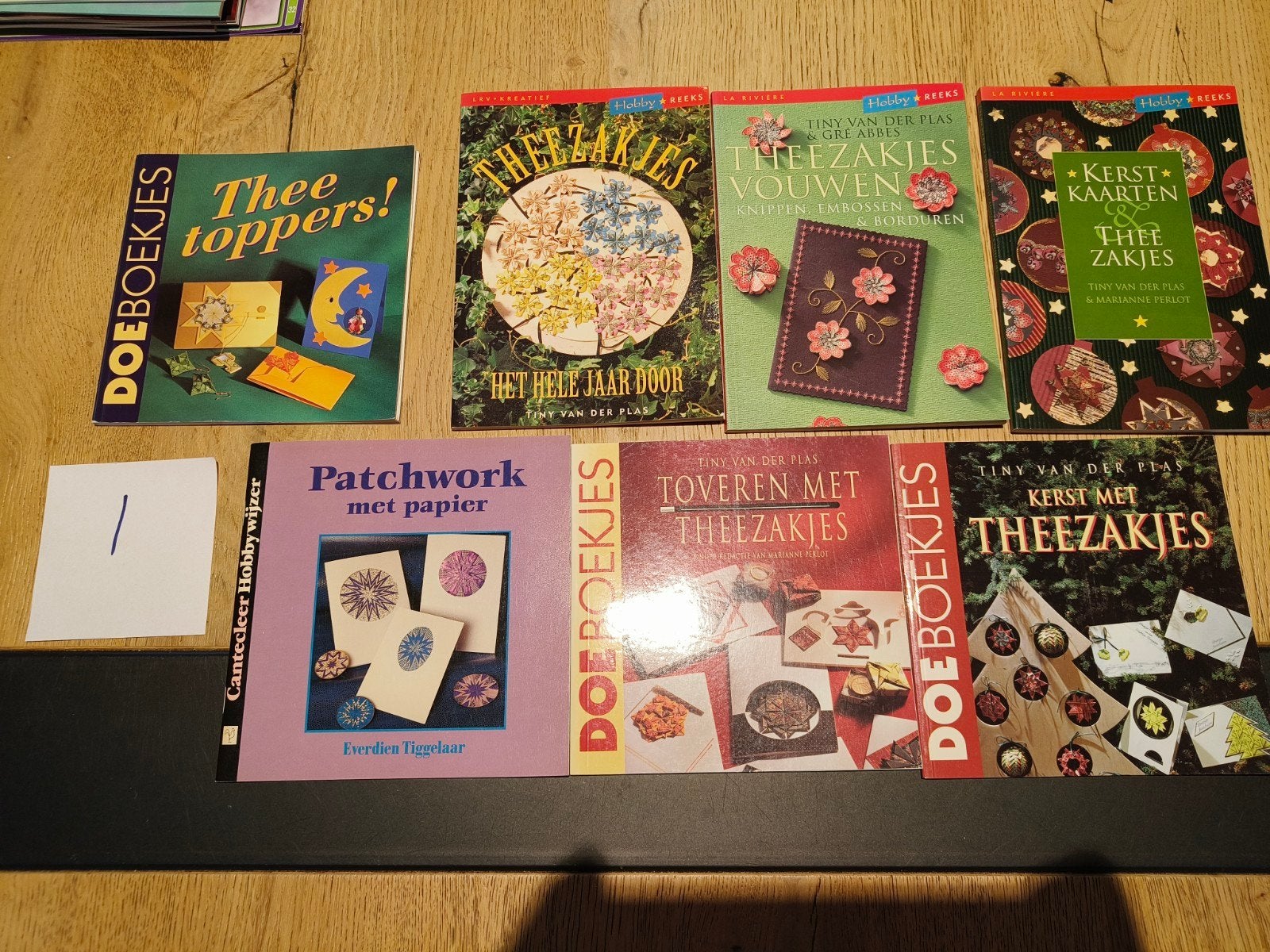 Hobbyboeken: Theezakjes vouwen, borduren, patchwork, Boeken, Gelezen, Ophalen of Verzenden, Scrapbooking en Knutselen, Geschikt voor kinderen