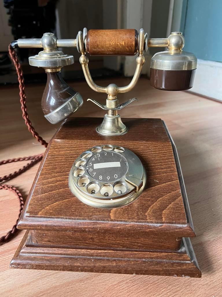Antieke PTT Rembrandt KS Telefoon met Draaischijf, Ophalen of Verzenden, Gebruikt, Met draaischijf
