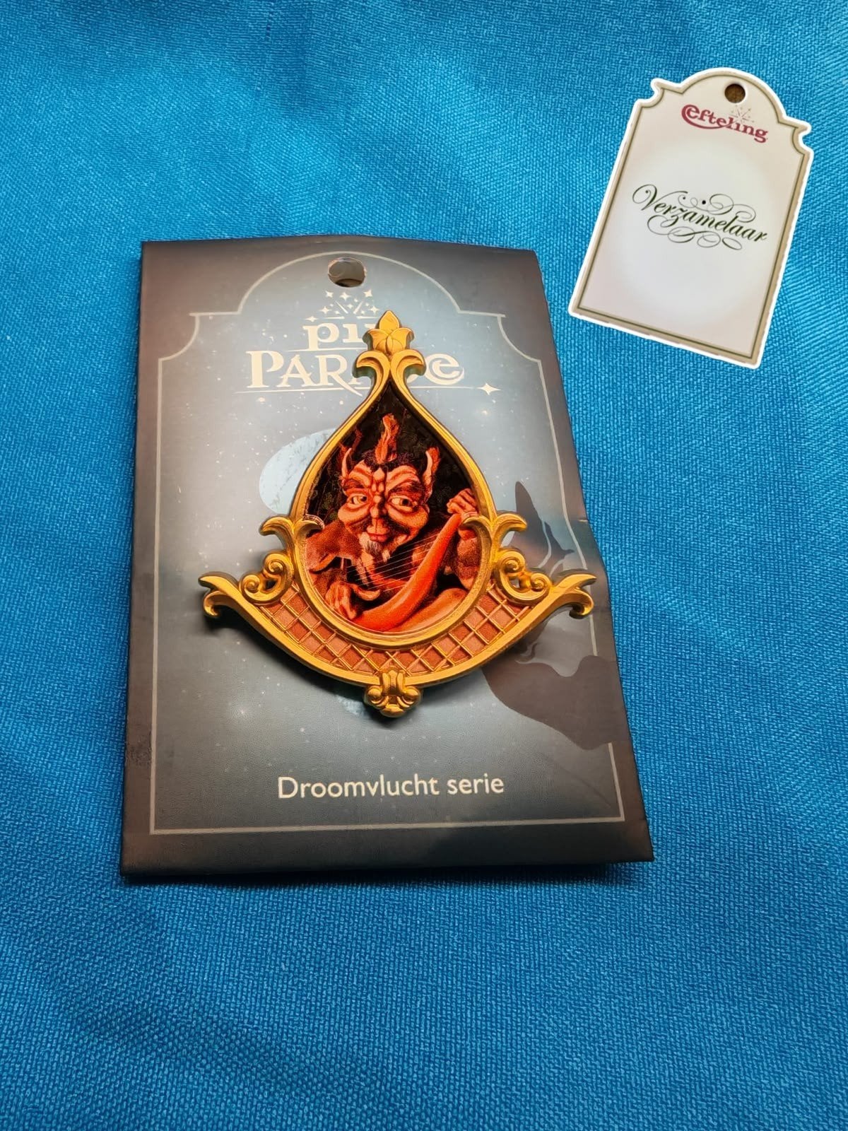 Efteling pin Droomvlucht Faun met zakje NIEUW, Verzamelen, Ophalen of Verzenden, Nieuw, Button of Speldje