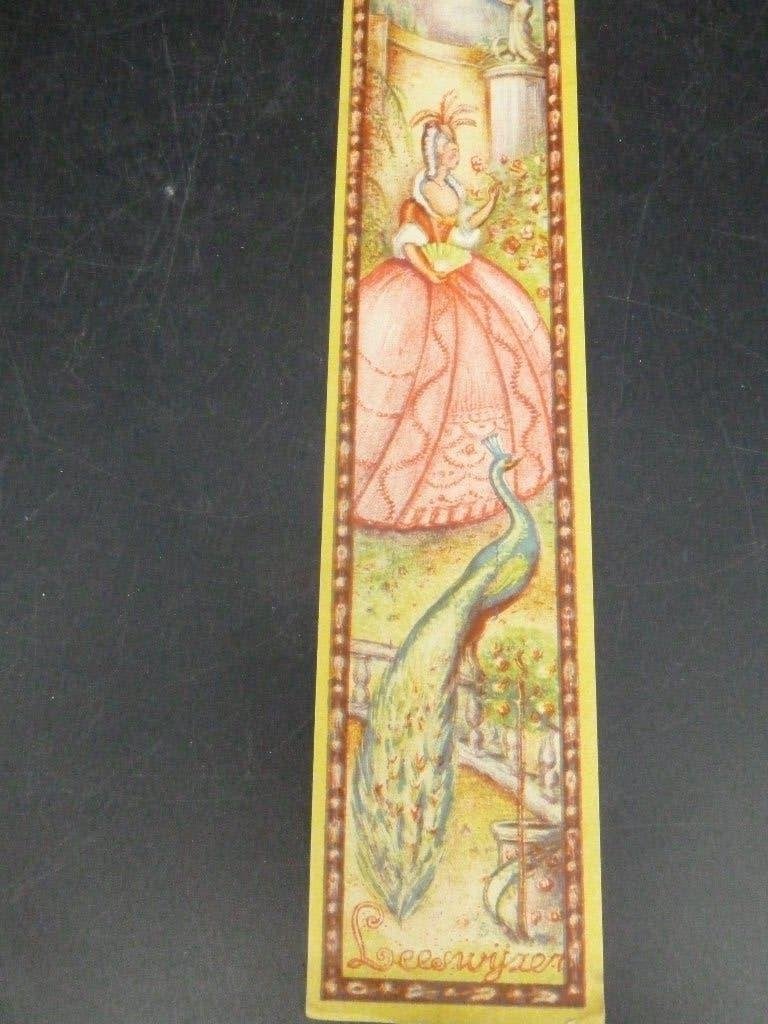 Antieke boekenlegger bladwijzer de regenboog, Verzamelen, Ophalen of Verzenden, Nieuw, Reclame