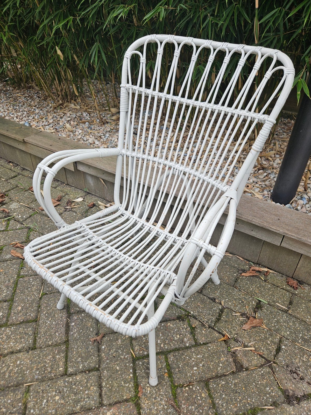 rotan stoel, Tuin en Terras, Ophalen, Gebruikt, Rotan
