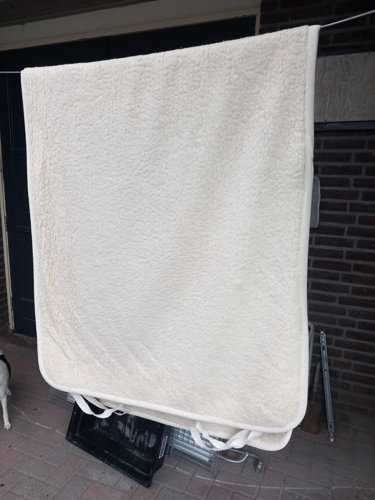 Merinowollen onderdeken 90x200cm, Huis en Inrichting, Slaapkamer | Matrassen en Bedbodems, 90 cm, Eenpersoons, Ophalen of Verzenden