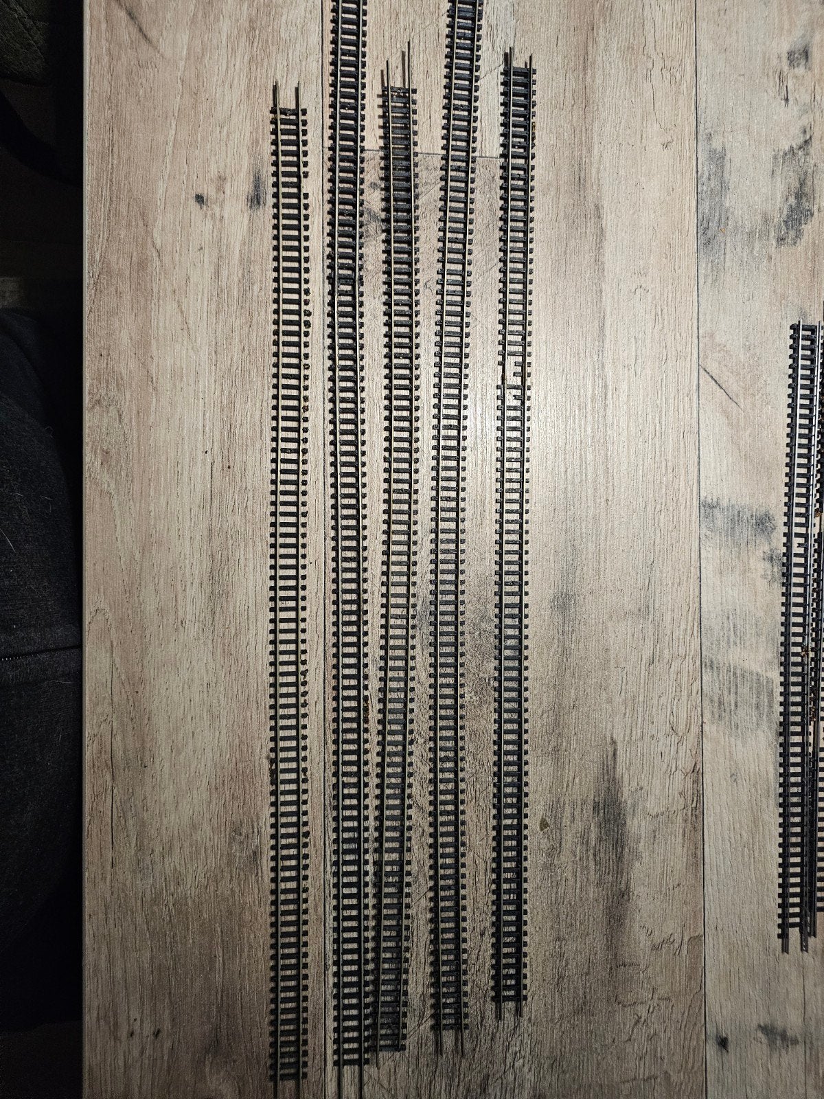 Modeltrein N spoor flex rails - ca. 60 cm, Ophalen of Verzenden, Gebruikt, Rails