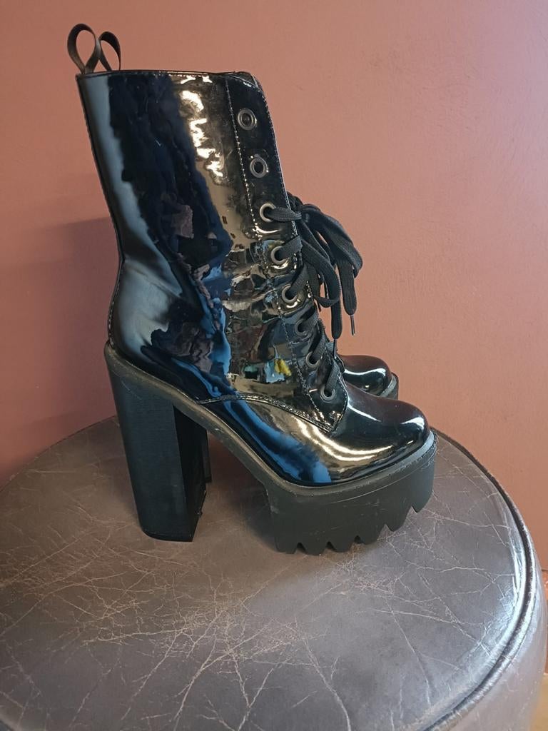 Kinky laarzen nieuw!, Hoge laarzen, Zwart, Nieuw, Ophalen of Verzenden