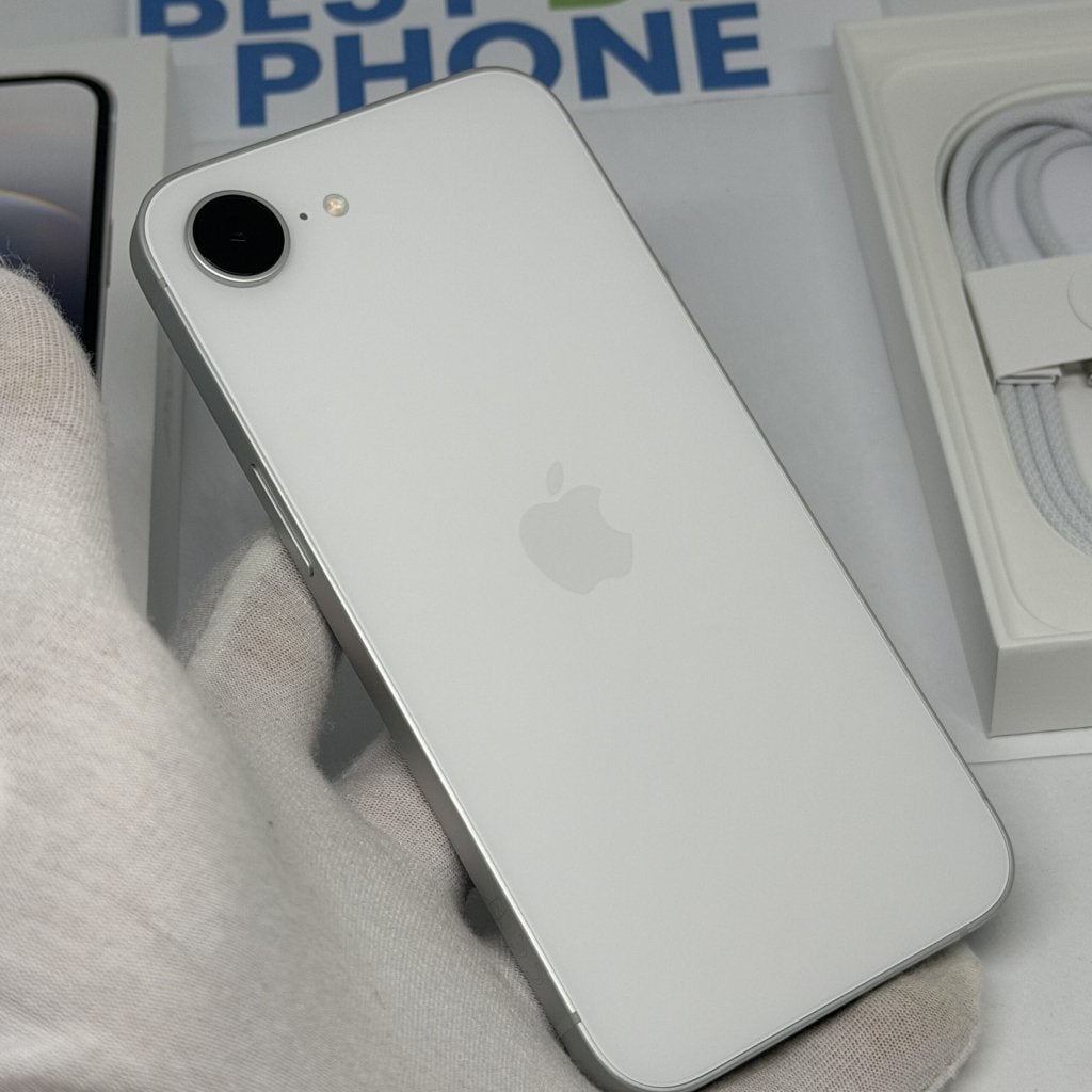 iPhone 16E 128GB wit /ongebruikt + 12 maanden garantie, 128 GB, Apple, Wit, Zonder simlock