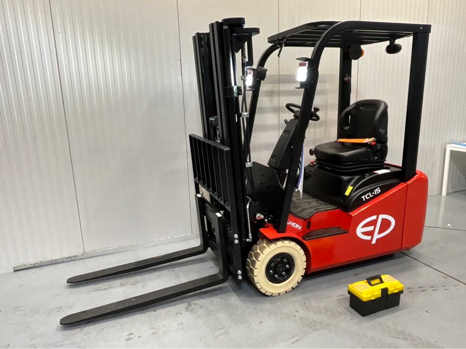 EP TCL152 Vorkheftruck Triplex - Freelift - Sideshift - blue, Elektrisch, Heftruck, EP