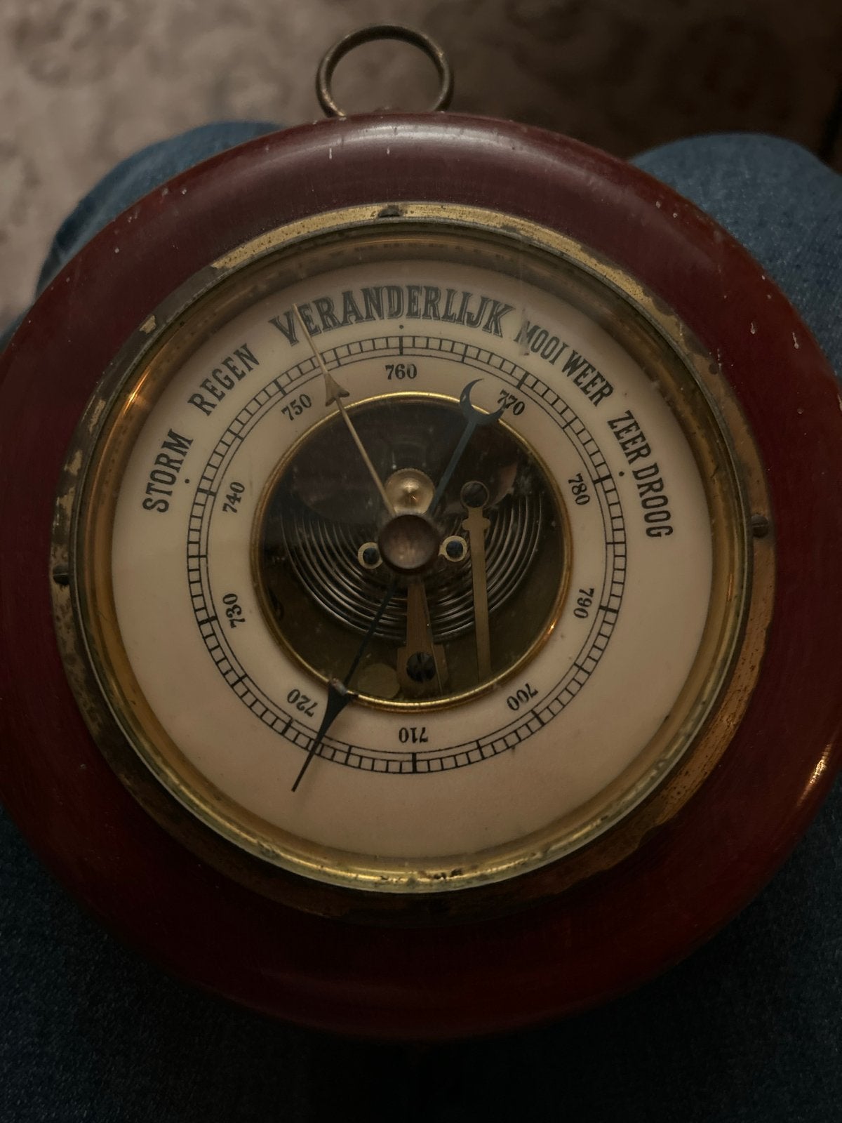 Vintage Lufft Barometer - Klassiek Weerinstrument, Ophalen, Gebruikt, Barometer