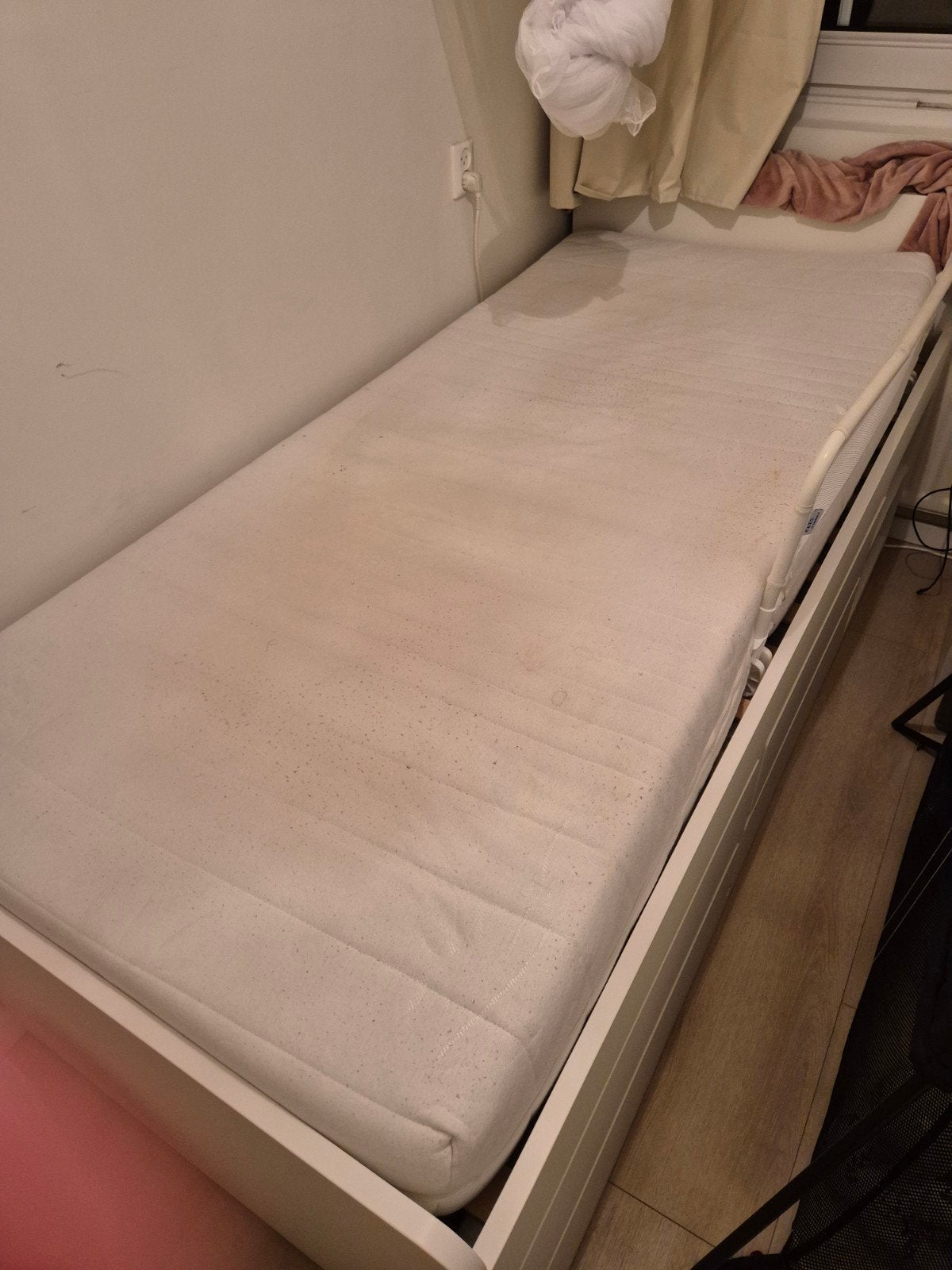 Eenpersoons foam matras 90x200 cm (medium), Ophalen, Gebruikt, 90 cm, Eenpersoons