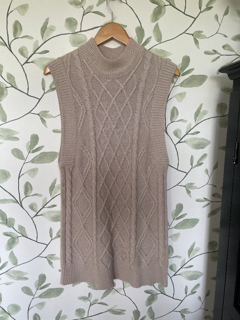 Object beige zandkleurig tuniek spencer gilet xs 34, Kleding | Dames, Beige, Object, Ophalen of Verzenden, Zo goed als nieuw