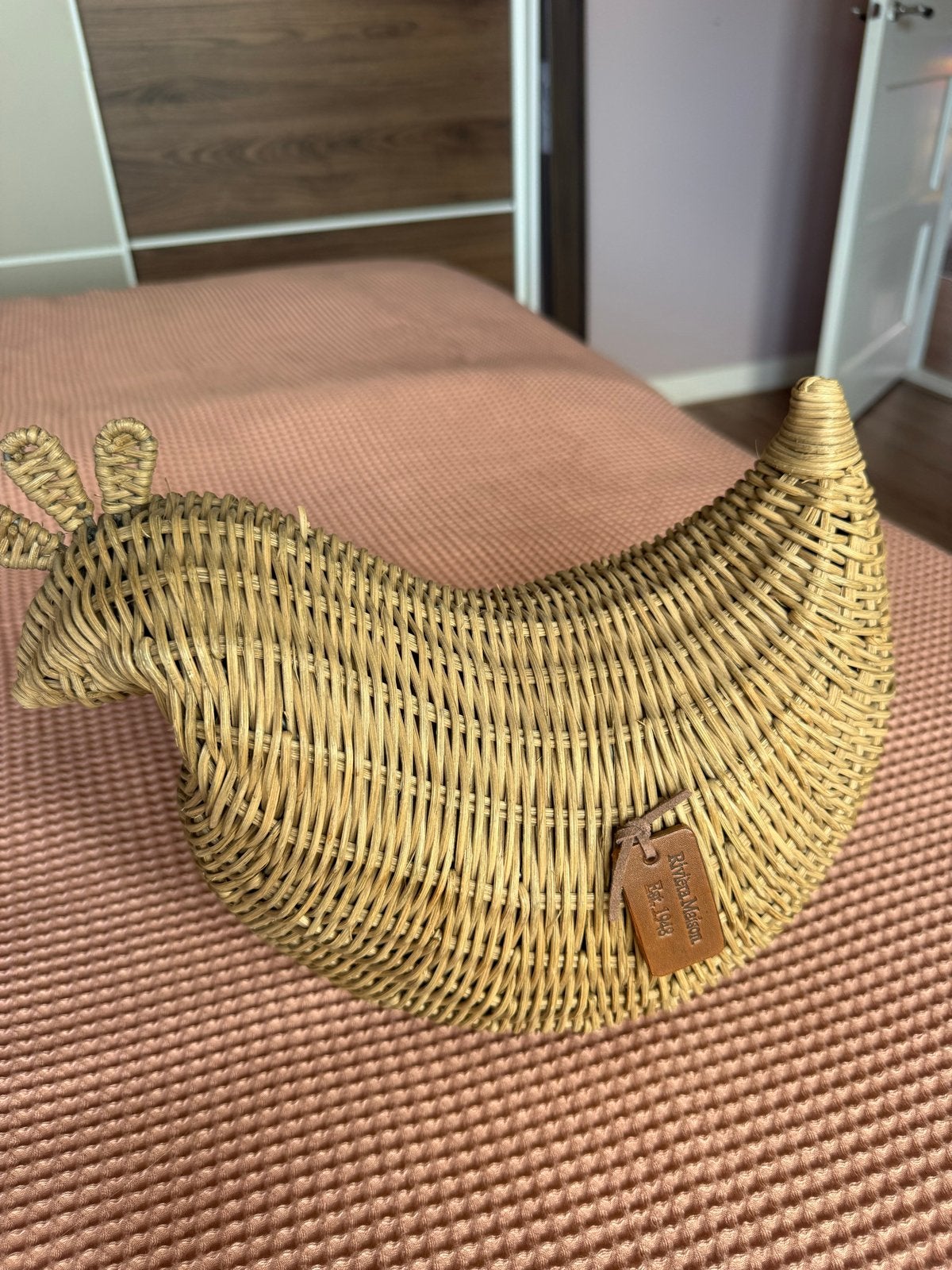 Rivièra Maison rotan decoratie kip, Huis en Inrichting, Woonaccessoires | Overige, Ophalen of Verzenden, Natuurlijk materiaal