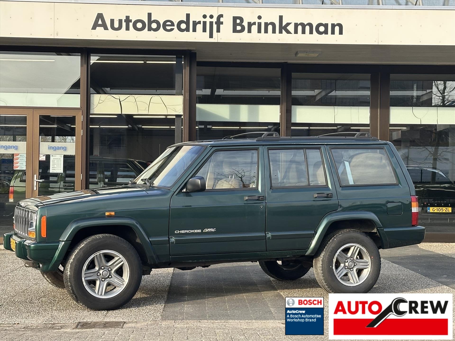 JEEP Cherokee 4.0 I AUT Classic, Auto's, Stof, Beige, Metallic lak, Origineel Nederlands