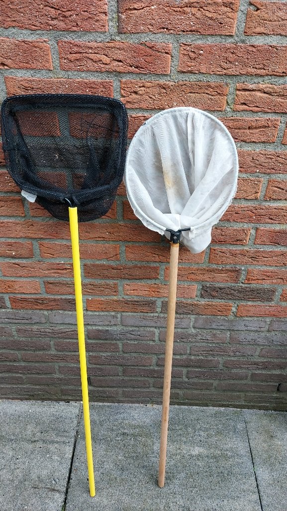 2 x schepnet  € 10,-, Ophalen, Zo goed als nieuw, Net of Fuik
