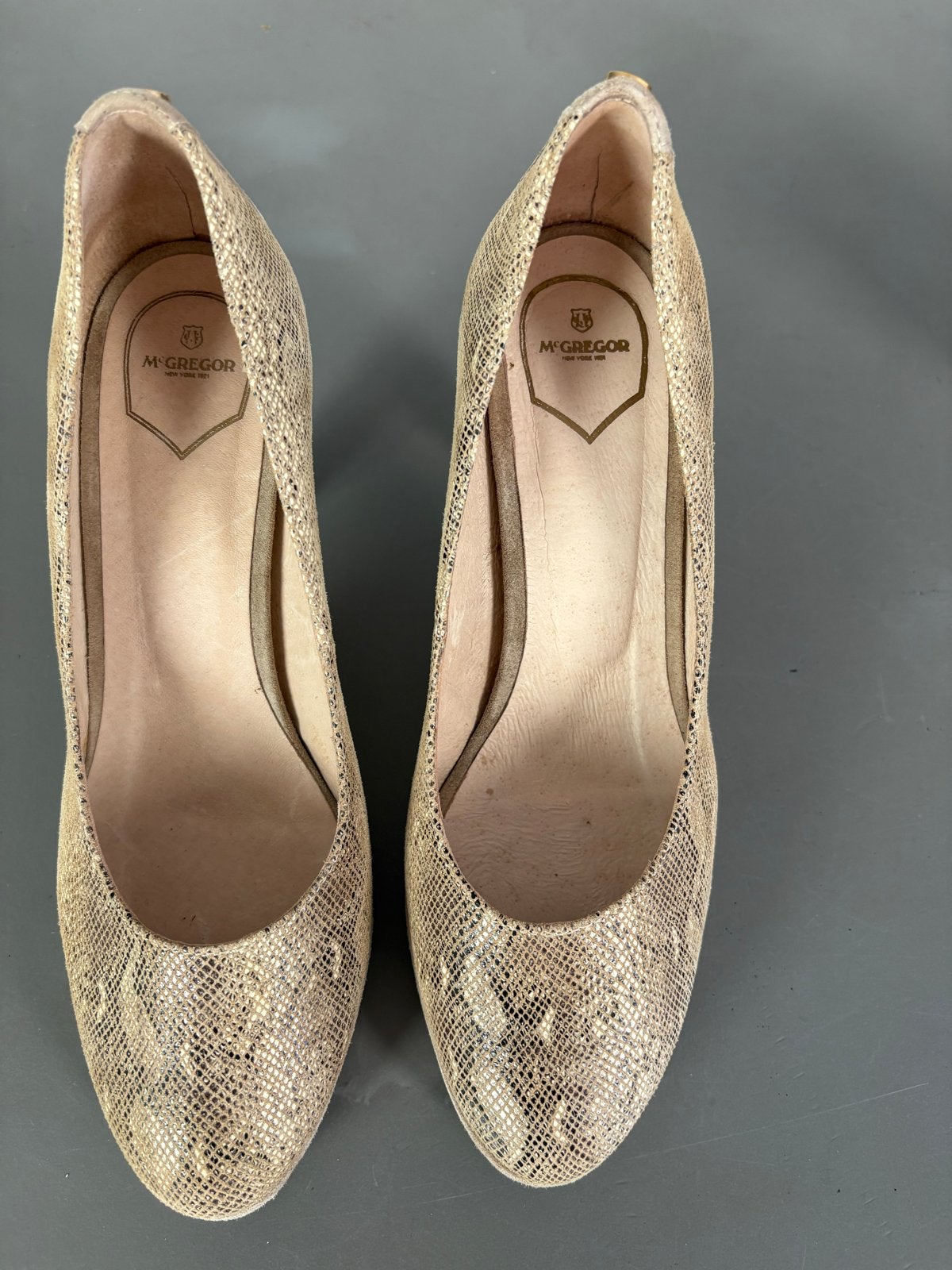 McGregor Pumps met Slangenprint - Maat 39, Pumps, Beige, Nieuw, Ophalen of Verzenden