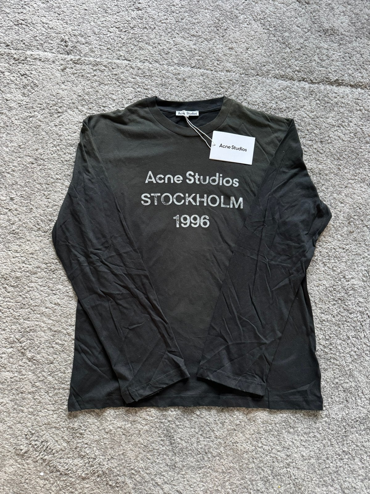 Acne studios longsleeve 1996 XS zonder tags zwart, Ophalen of Verzenden, Nieuw, Maat 46 (S) of kleiner, Zwart