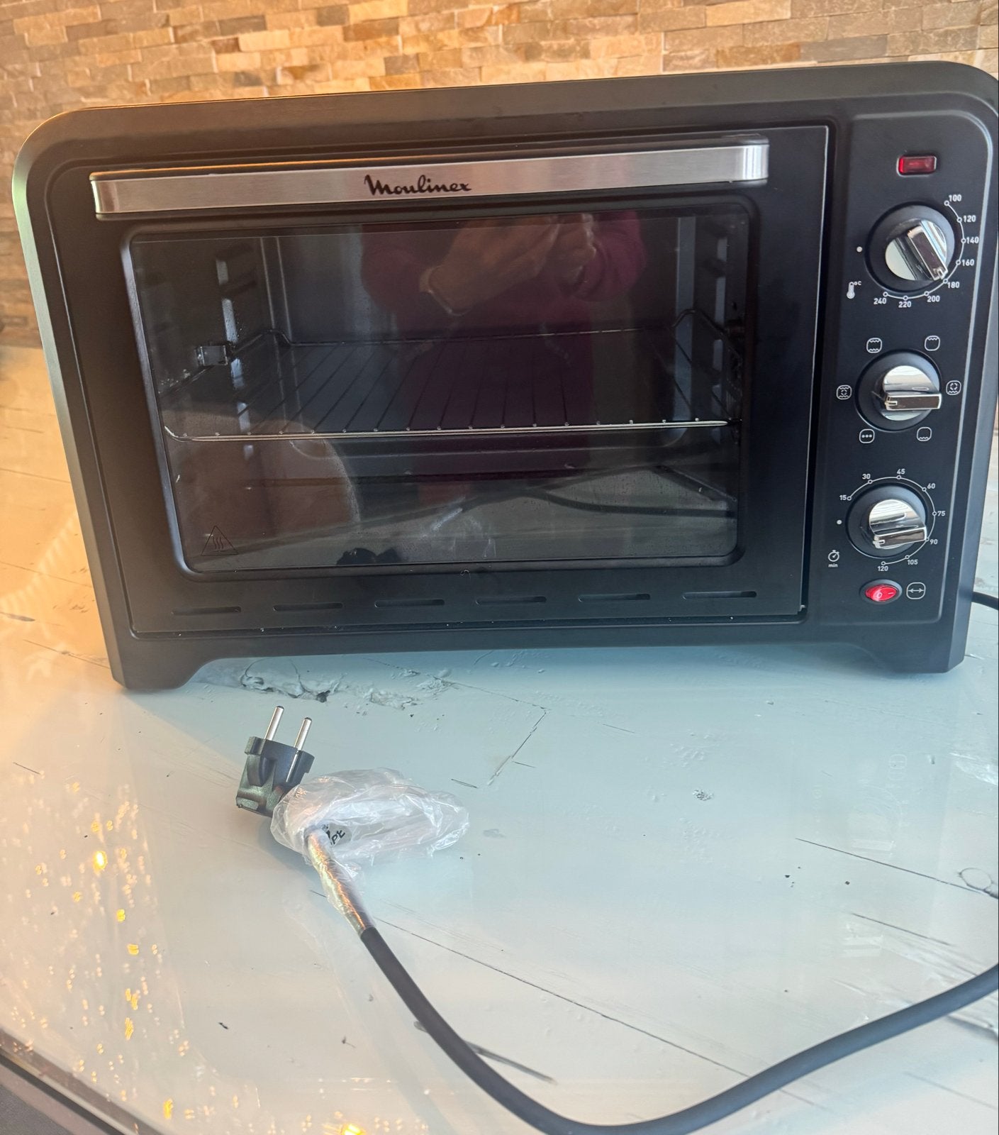 Moulinex Optimo Mini-oven - Zo goed als nieuw, Minder dan 45 cm, Hete lucht, Ophalen of Verzenden, Zo goed als nieuw