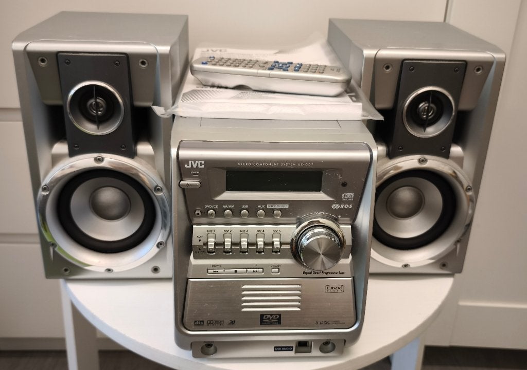 music center JVC UX-GD7, JVC, Ophalen of Verzenden, Zo goed als nieuw, Tuner of Radio