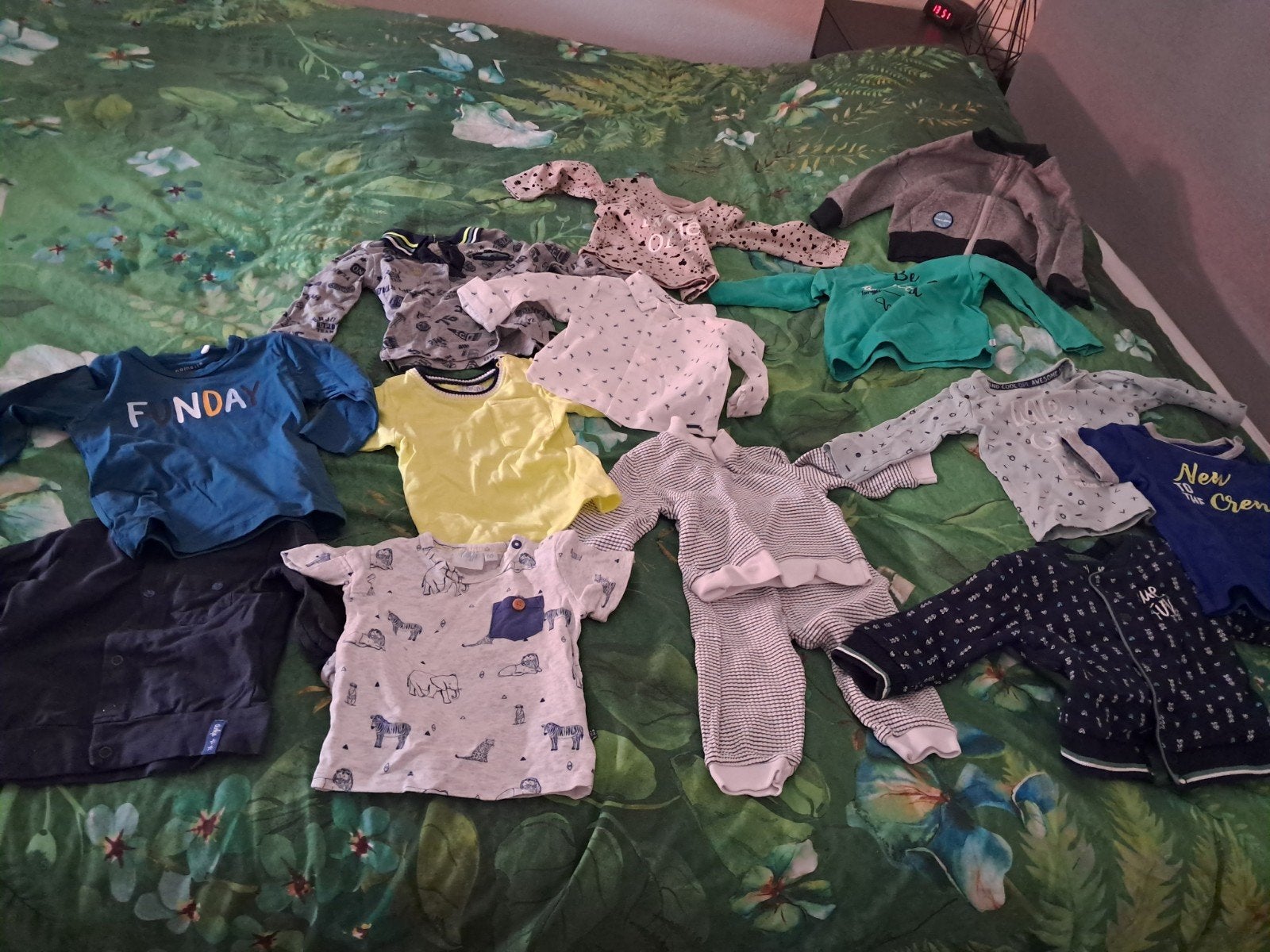 groot pakket jongens baby kleding maat 74, Ophalen of Verzenden, Zo goed als nieuw, Maat 74
