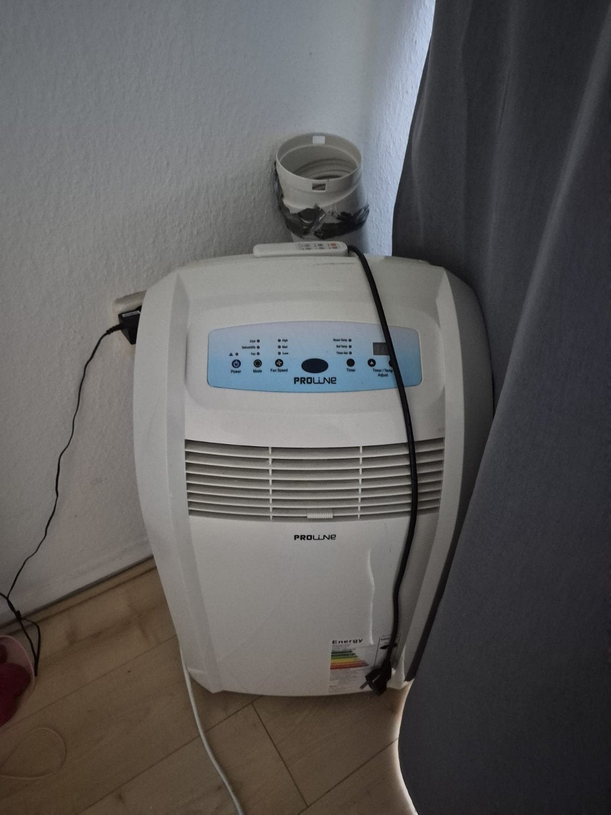 Proline Mobiele Airco - Koel en Ontvochtig uw ruimte, Witgoed en Apparatuur, Gebruikt, Minder dan 60 m³, 3 snelheden of meer, Ophalen of Verzenden