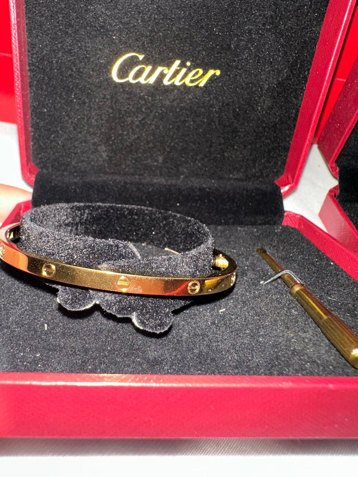 Cartier Love Armband - Goud en Zilver, Ophalen, Zo goed als nieuw, Goud