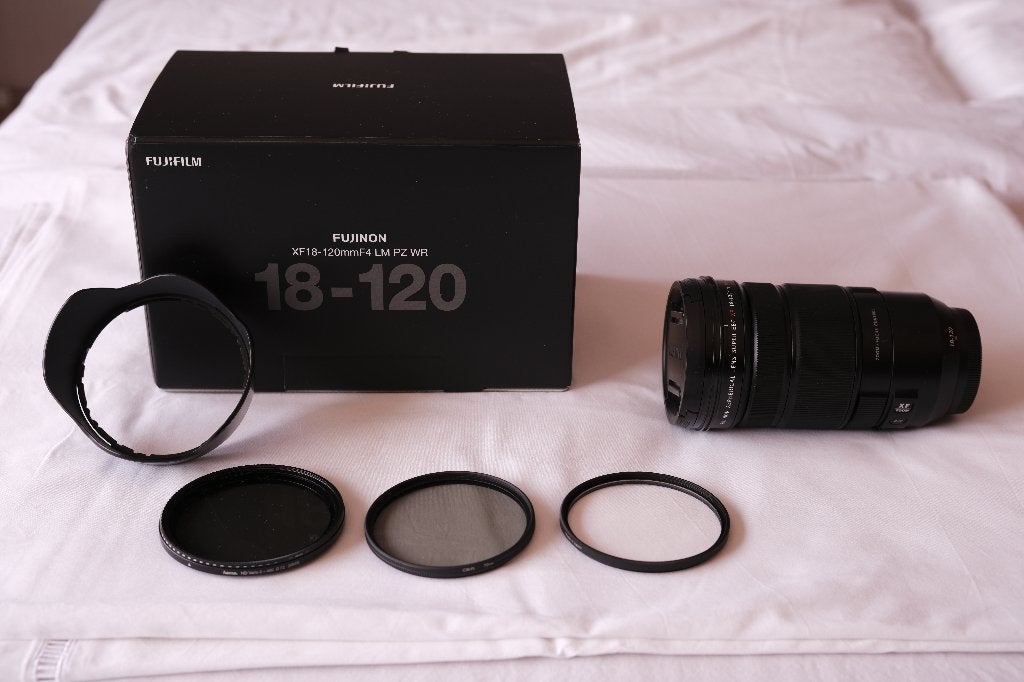 fujinon lens XF18-120mm F4 LM PZ WR, Fujifilm, Zo goed als nieuw, Fujifilm X-mount, 120 mm