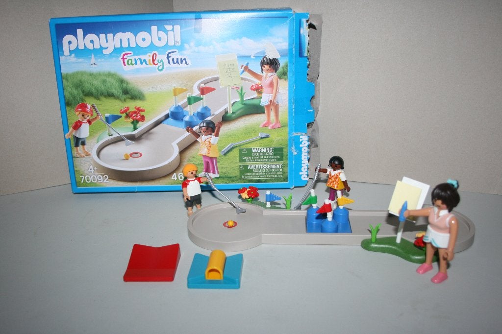 Playmobil 70092 Family Fun - midget golf - complete set, Ophalen of Verzenden, Zo goed als nieuw