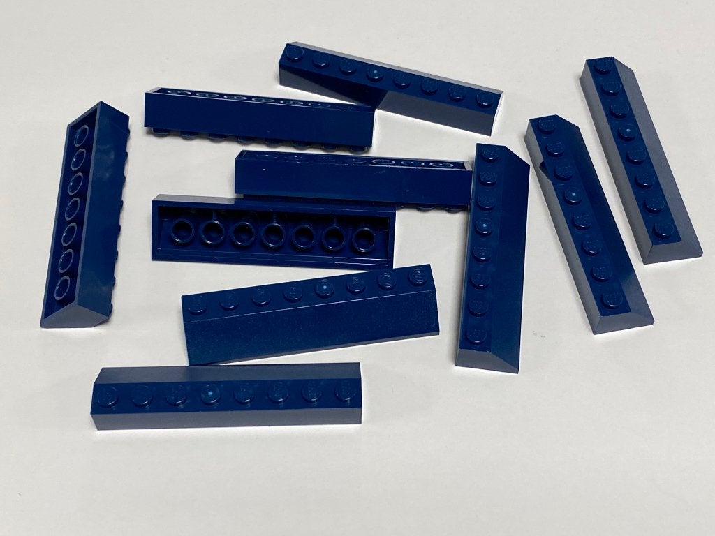 Partij 10x nieuwe 2x8 Lego dakpannen in divers kleuren, Overige thema's, Lego, Nieuw, Ophalen of Verzenden
