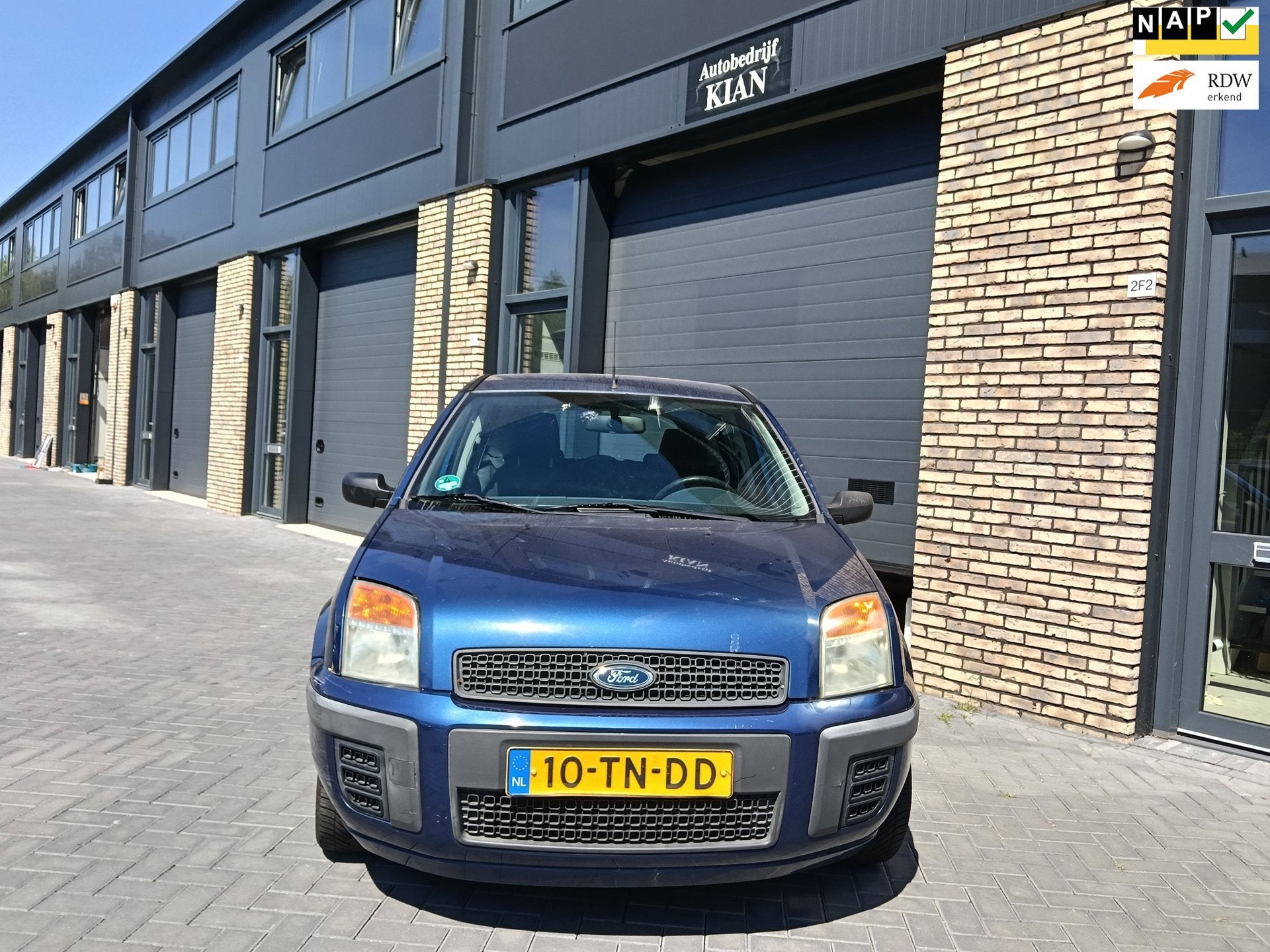 Ford Fusion 1.4-16V Champion, Auto's, Voorwielaandrijving, 15 km/l, Gebruikt, Blauw