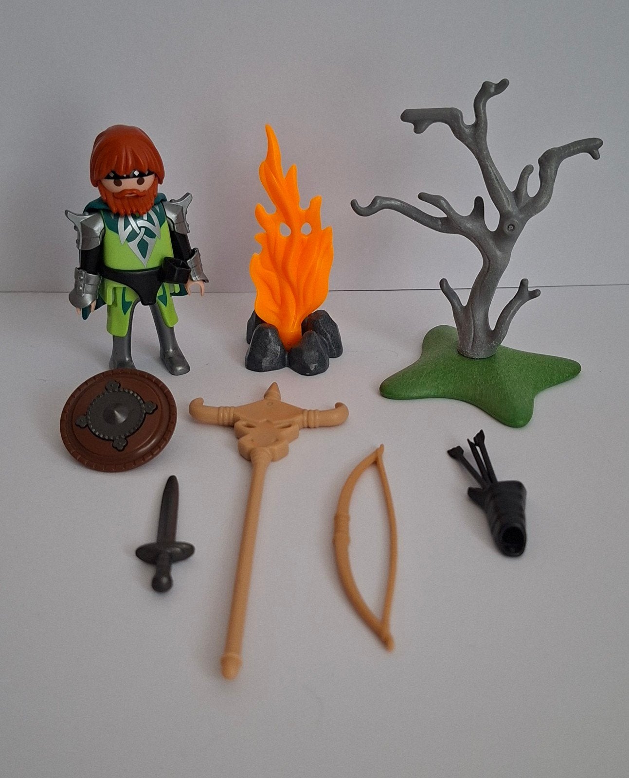Playmobil - Keltische krijger aan kampvuur (5293), Ophalen of Verzenden, Gebruikt, Complete set