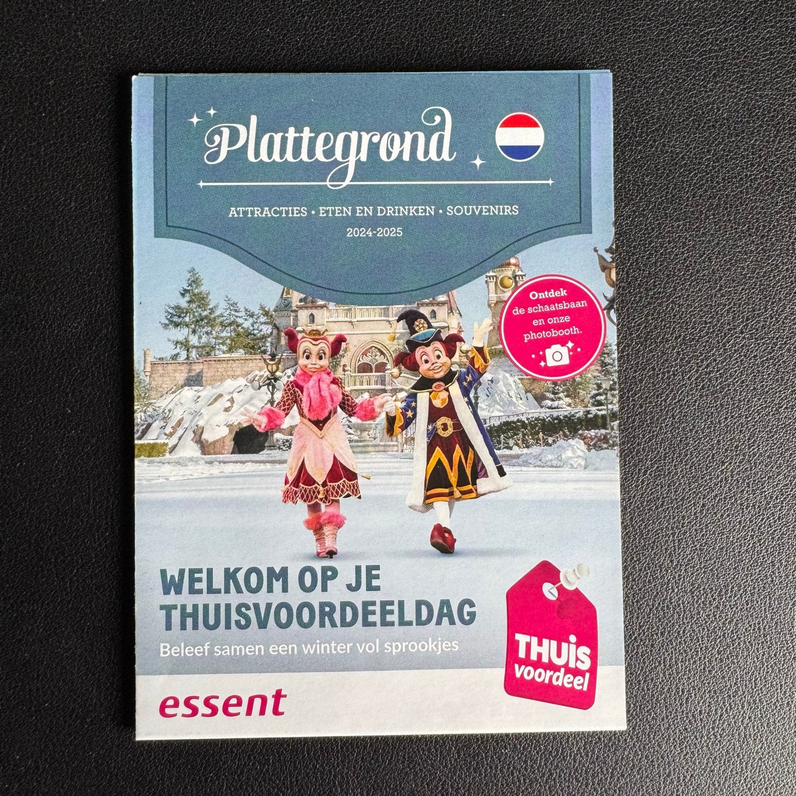 Efteling Plattegrond Winter 2024-2025 - Essent Editie, Verzenden, Nieuw, Overige typen