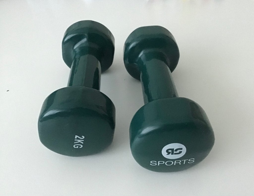 Dumbells, Ophalen, Zo goed als nieuw, Rug, Dumbbell
